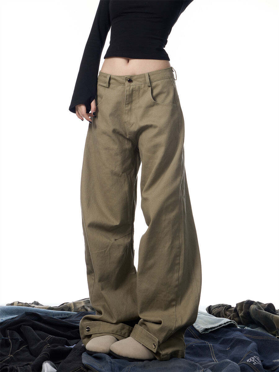 Loose Straight Casual Pants Loose Straight Casual Pants