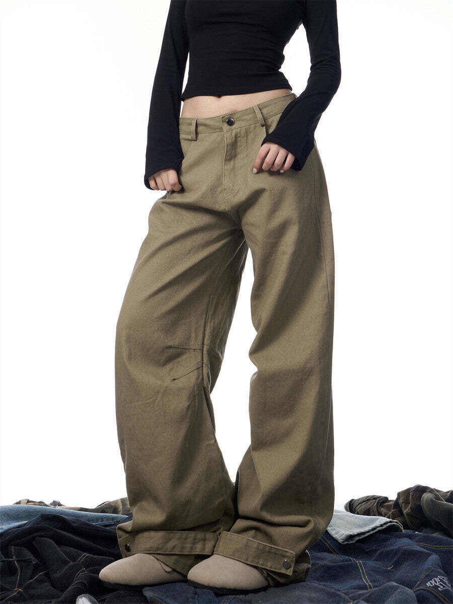 Loose Straight Casual Pants Loose Straight Casual Pants