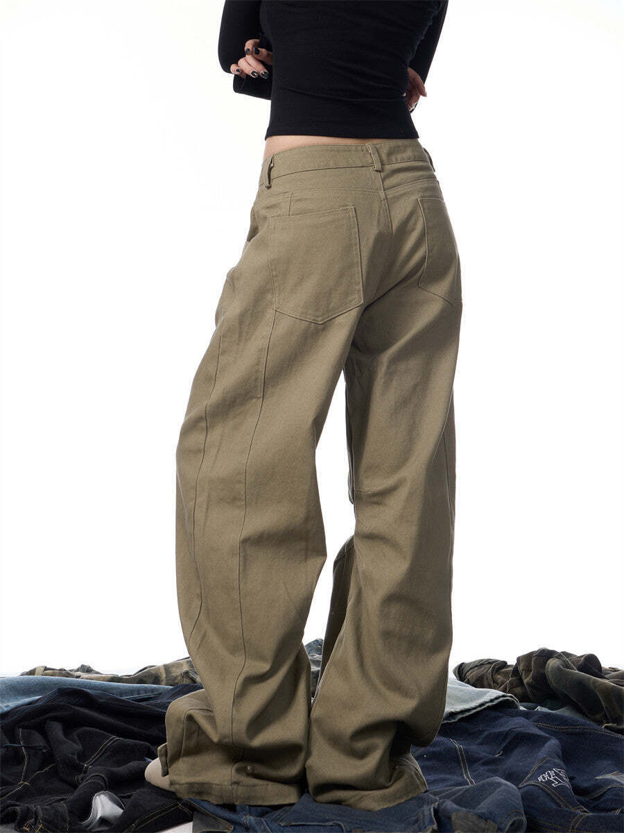 Loose Straight Casual Pants Loose Straight Casual Pants