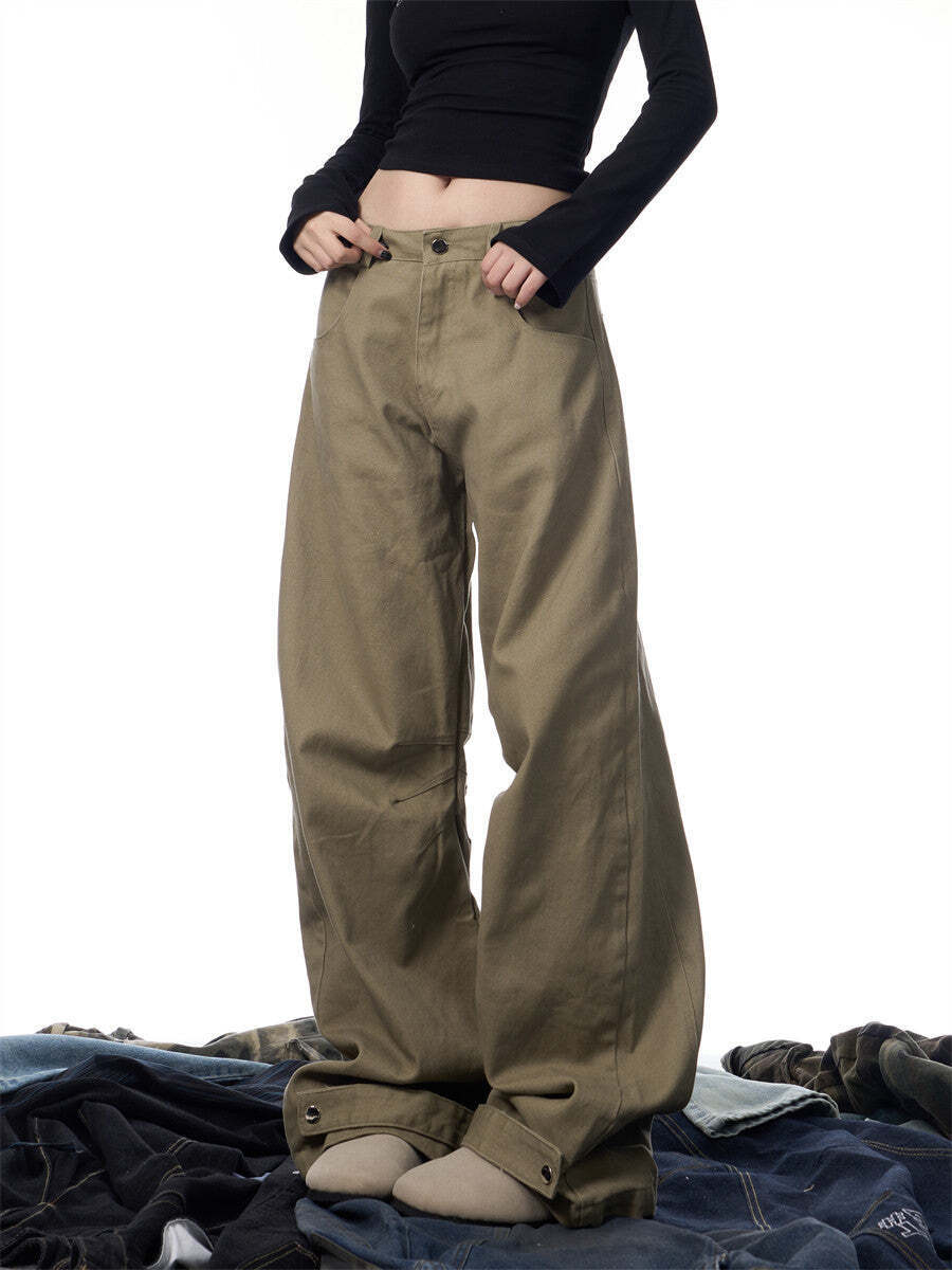 Loose Straight Casual Pants Loose Straight Casual Pants