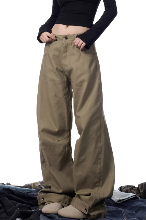 Loose Straight Casual Pants
