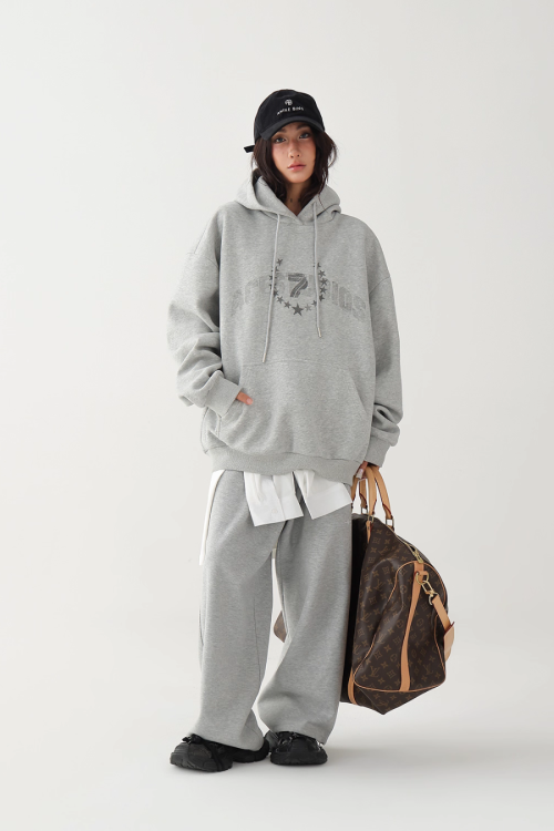 Loose Style Pullover Hoodie