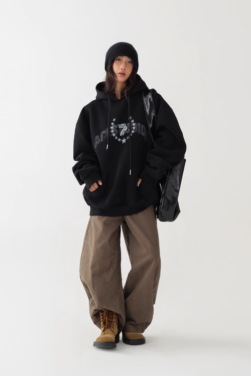 Loose Style Pullover Hoodie