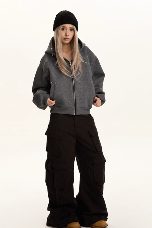 Loose Zip Hoodie