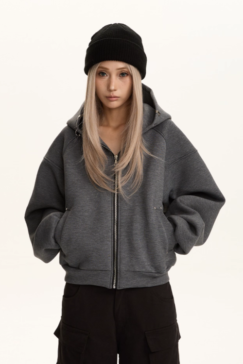 Loose Zip Hoodie