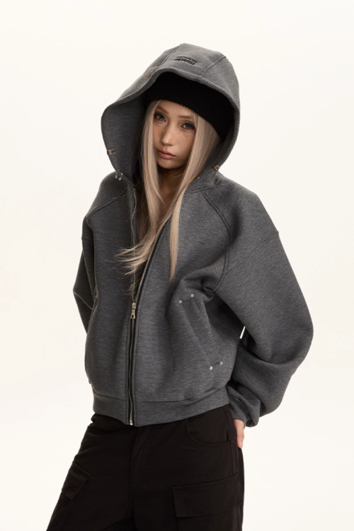Loose Zip Hoodie