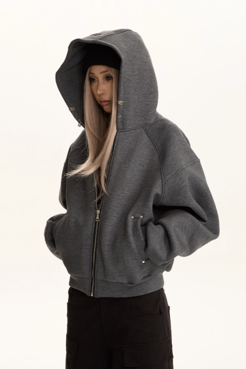 Loose Zip Hoodie