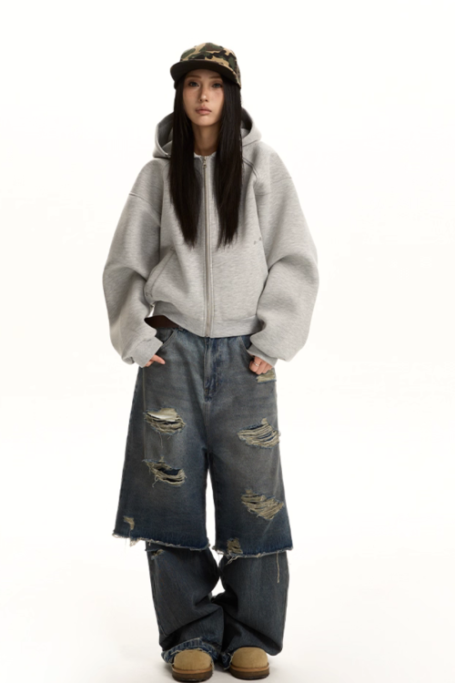 Loose Zip Hoodie