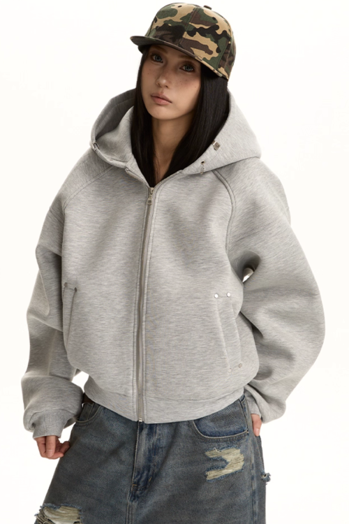 Loose Zip Hoodie