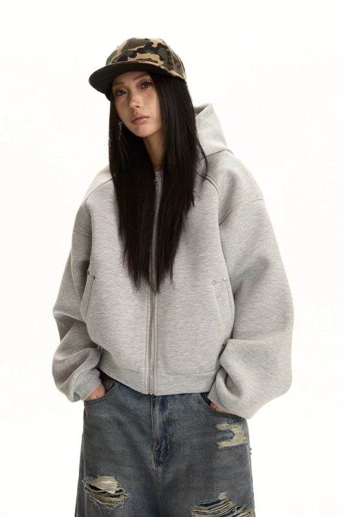 Loose Zip Hoodie