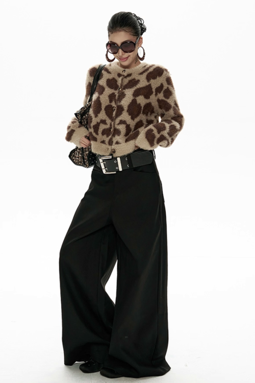 Low Waist Wide Casual Pants
