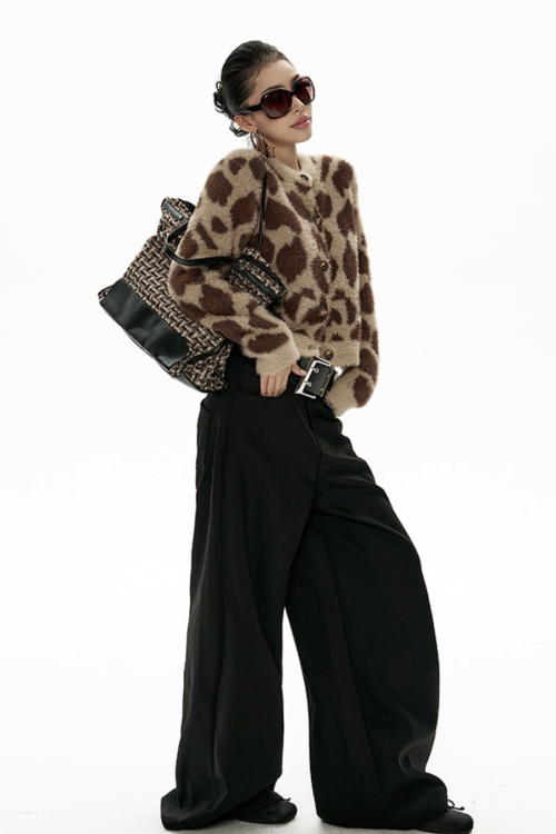 Low Waist Wide Casual Pants