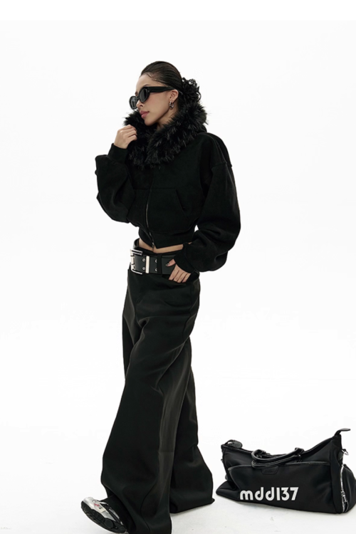 Low Waist Wide Casual Pants