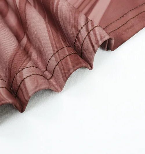 Marble Swirl Maxi Dress