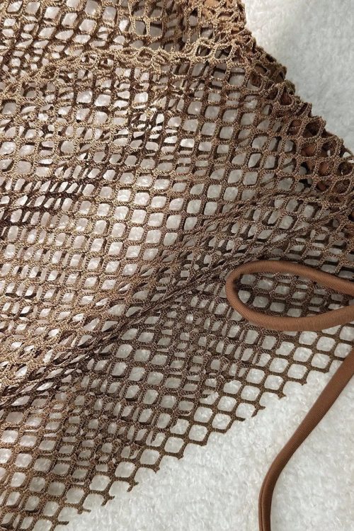 Mesh Skirt Bikini Set