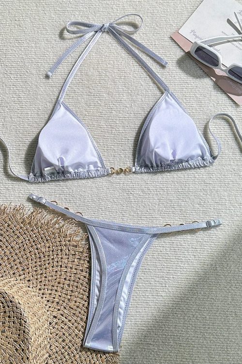 Metallic Bikini Set
