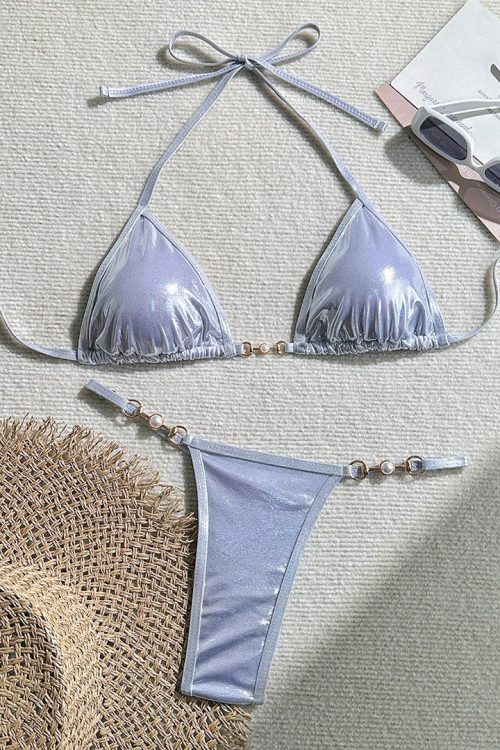 Metallic Bikini Set