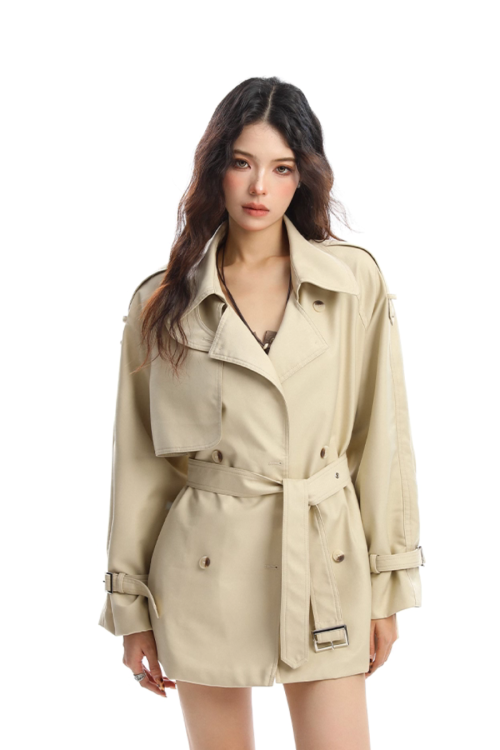 Mid Length Trench Coat