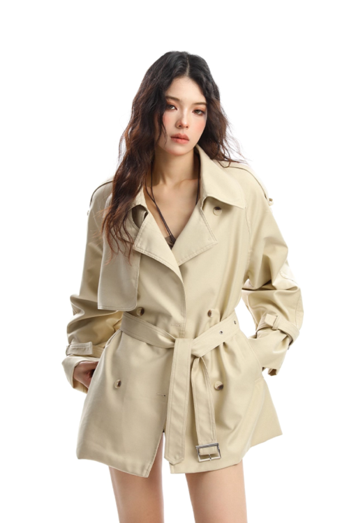 Mid Length Trench Coat