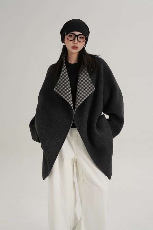 Mid Length Wool Coat