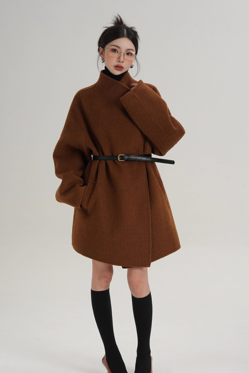 Mid Length Wool Coat