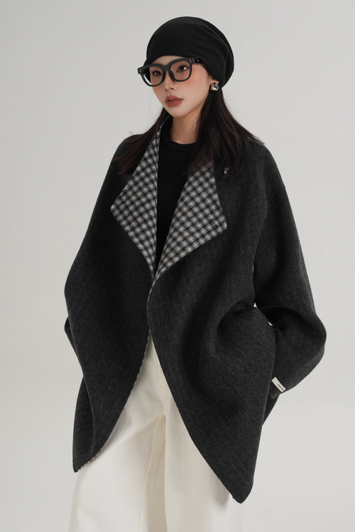 Mid Length Wool Coat