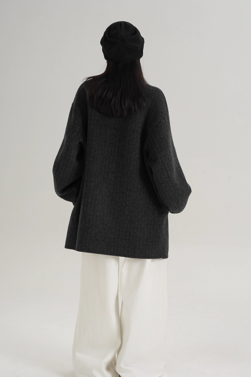 Mid Length Wool Coat
