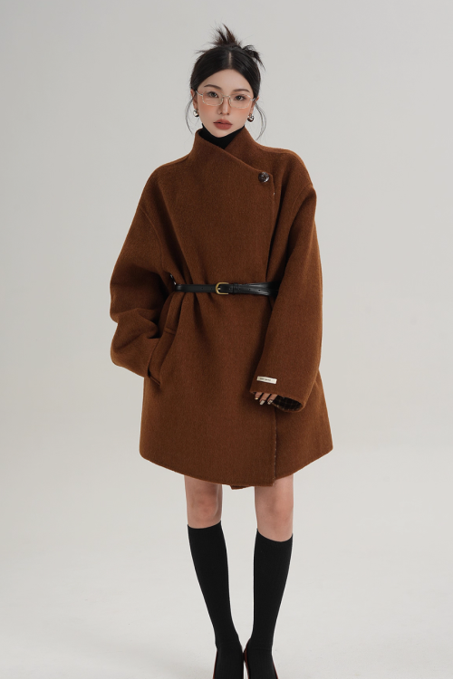 Mid Length Wool Coat