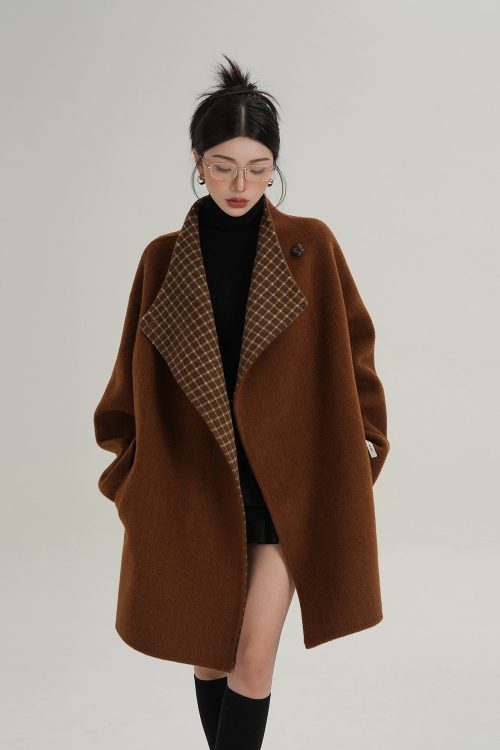 Mid Length Wool Coat