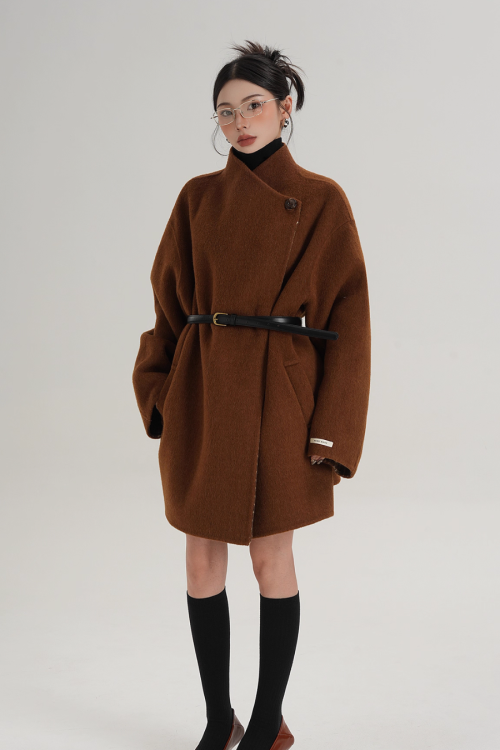 Mid Length Wool Coat