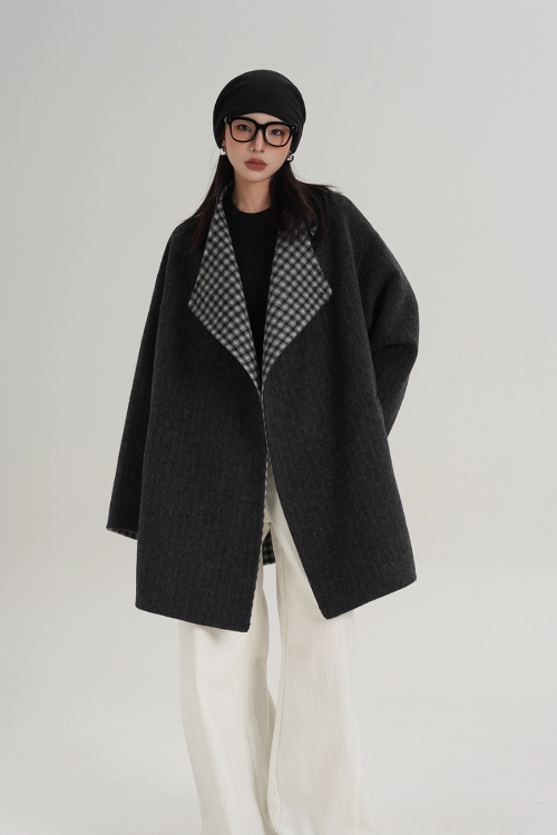 Mid Length Wool Coat