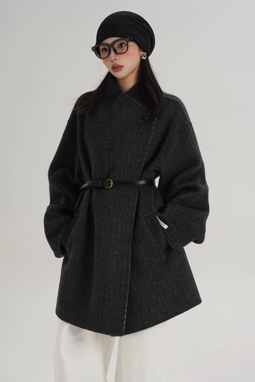 Mid Length Wool Coat
