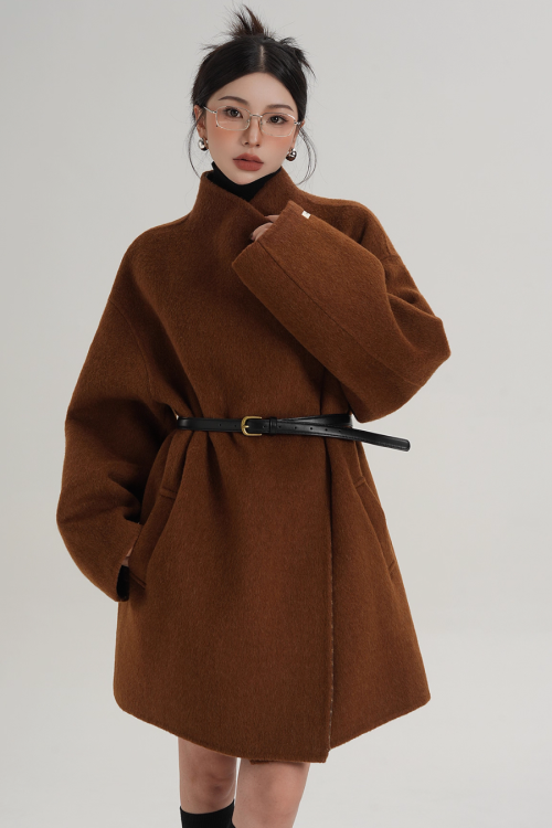 Mid Length Wool Coat