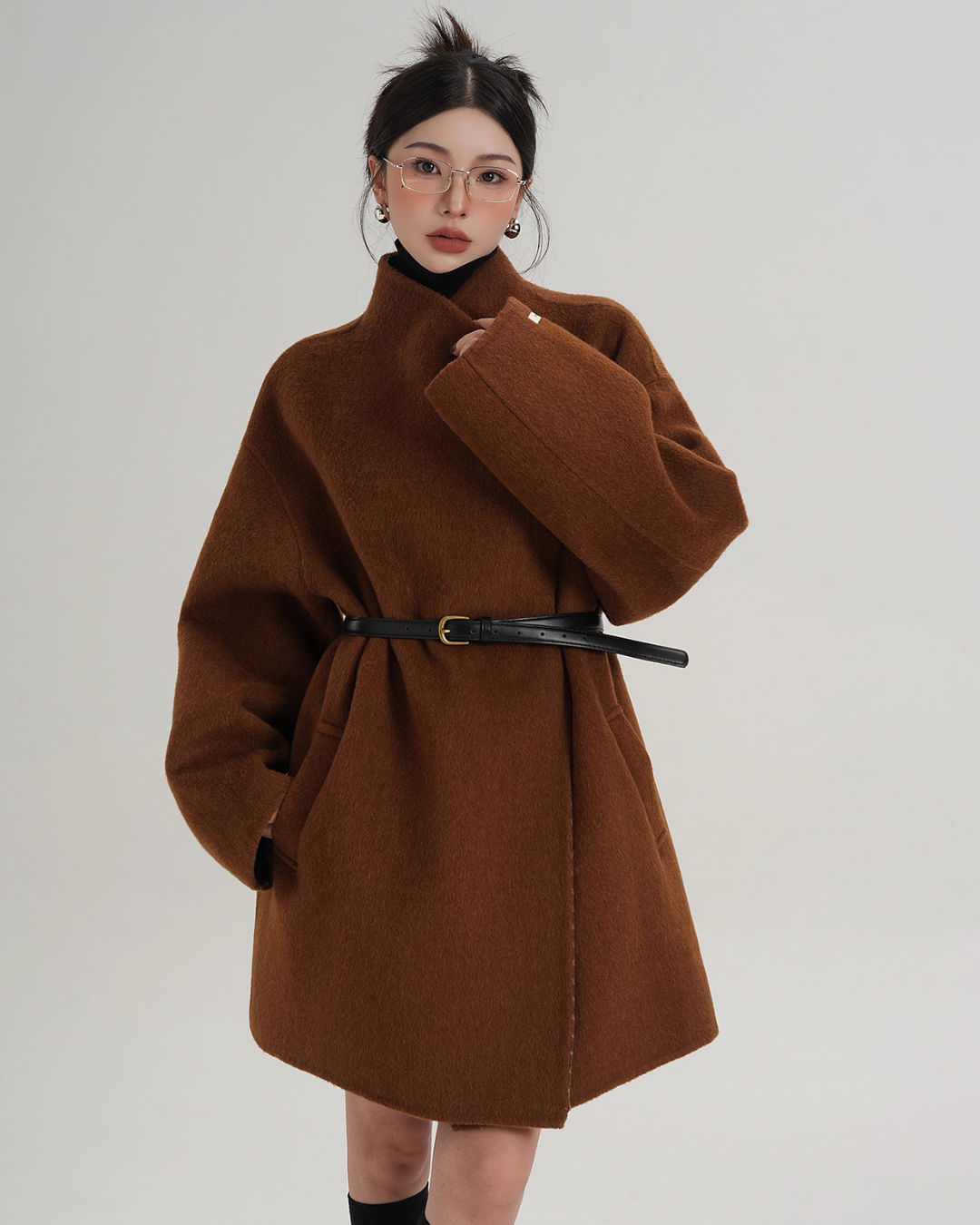 Mid Length Wool Coat Mid Length Wool Coat