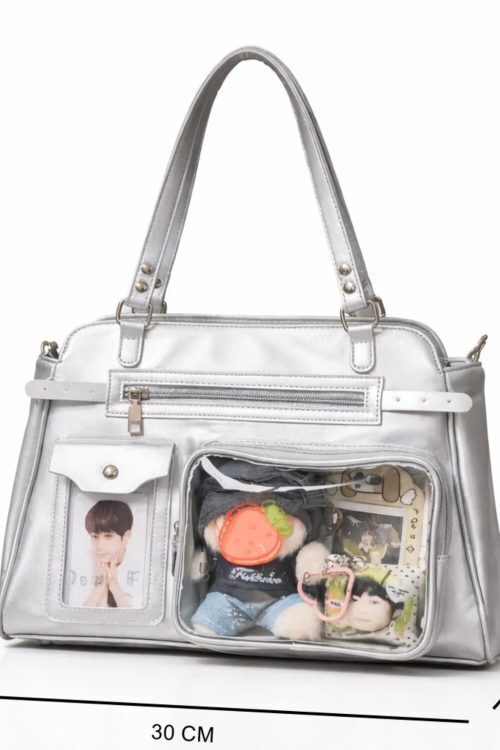 Mini Black Convertible Ita Bag for Pin Display