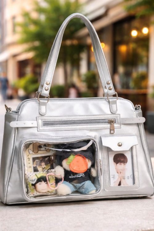 Mini Black Convertible Ita Bag for Pin Display