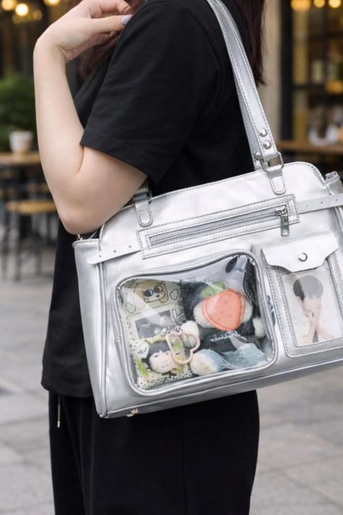 Mini Black Convertible Ita Bag for Pin Display