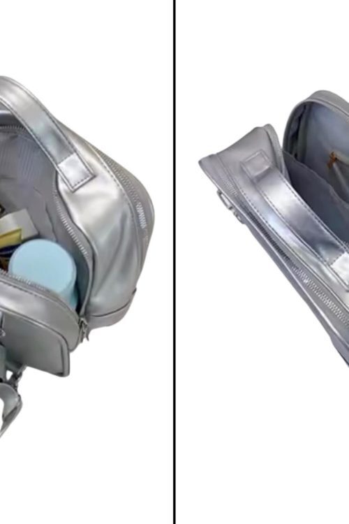 Mini Black Convertible Ita Bag for Plushies and Pins