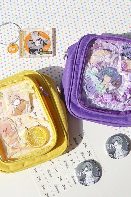 Mini Ita Crossbody Bag with Clear Window and Included Insert for Plushies and Pins