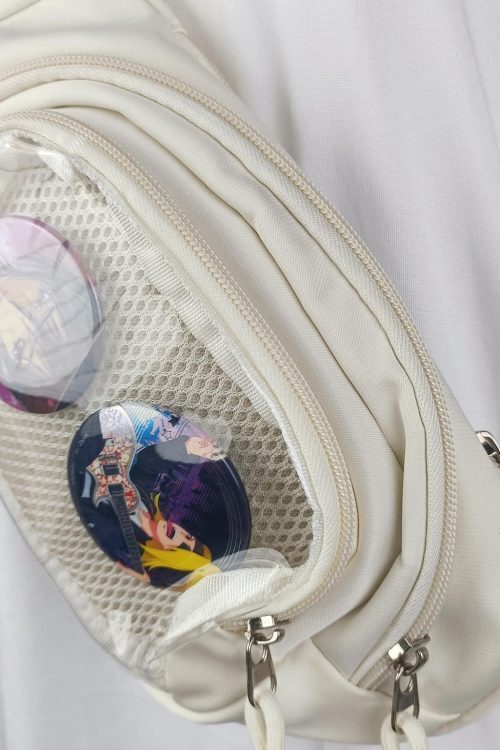 Mini Ita Crossbody Bag with Clear Window and Included Insert for Plushies and Pins
