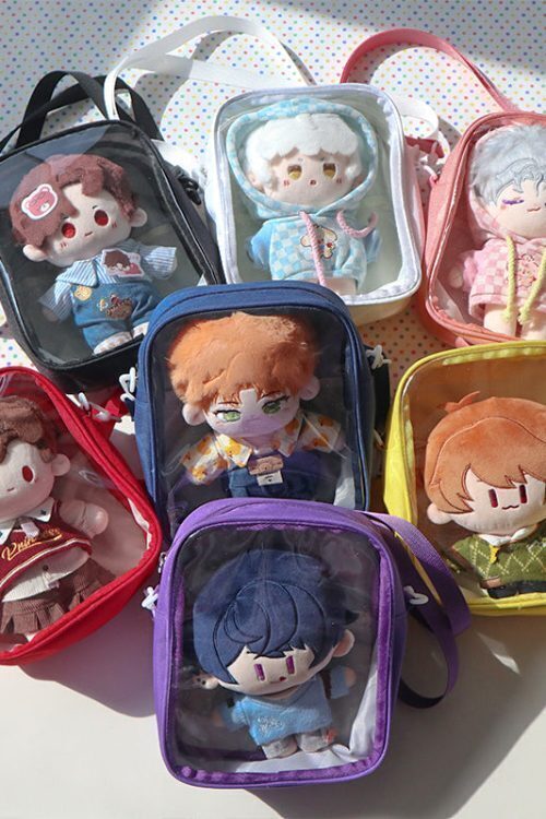 Mini Ita Crossbody Bag with Clear Window and Included Insert for Plushies and Pins