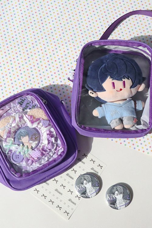 Mini Ita Crossbody Bag with Clear Window and Included Insert for Plushies and Pins