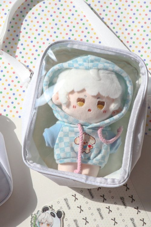 Mini Ita Crossbody Bag with Clear Window and Included Insert for Plushies and Pins