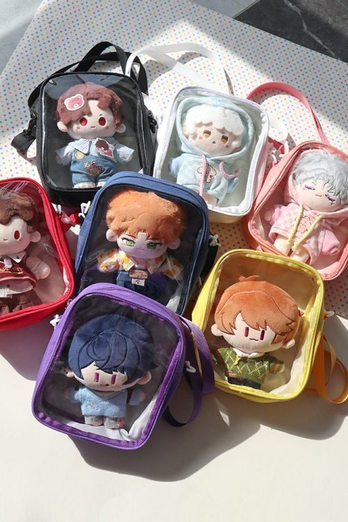 Mini Ita Crossbody Bag with Clear Window and Included Insert for Plushies and Pins