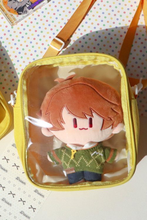 Mini Ita Crossbody Bag with Clear Window and Included Insert for Plushies and Pins
