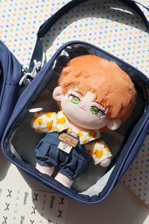 Mini Ita Crossbody Bag with Clear Window and Included Insert for Plushies and Pins