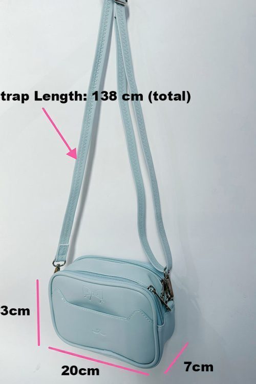 Mini Ita Crossbody Bag with Clear Window for Plushies and Pins