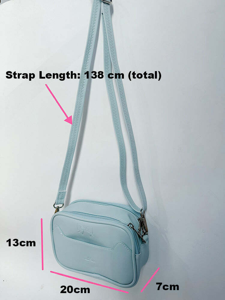 Mini Ita Crossbody Bag with Clear Window for Plushies and Pins Mini Ita Crossbody Bag with Clear Window for Plushies and Pins