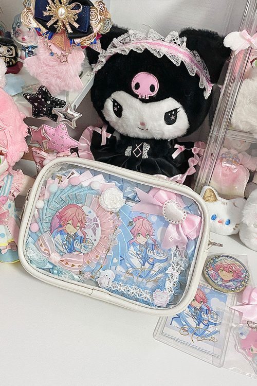 Mini Ita Crossbody Bag with Clear Window for Plushies and Pins