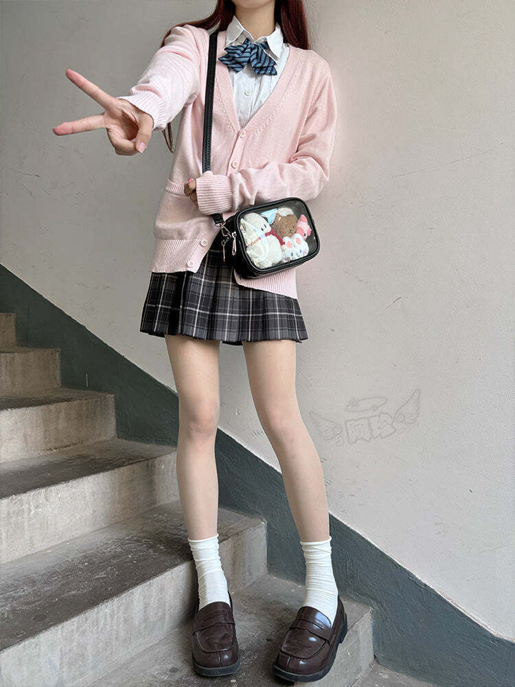 Mini Ita Crossbody Bag with Clear Window for Plushies and Pins Mini Ita Crossbody Bag with Clear Window for Plushies and Pins